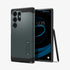 ACS07300 - Galaxy S24 Ultra Case Tough Armor in Black showing the back